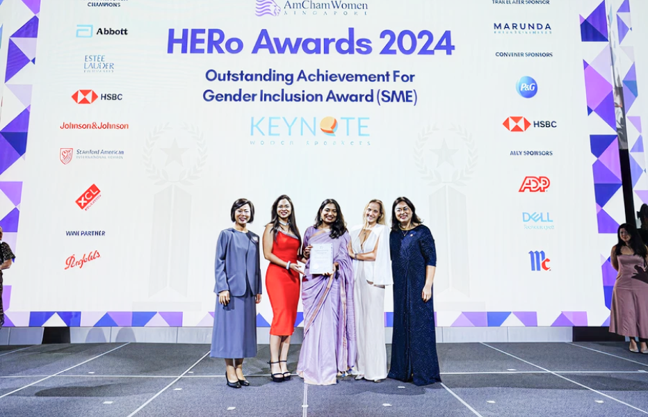 Women for winning the HERo Award